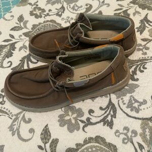 Hey Dude Brown Loafers Moccasin Toe Slip-On